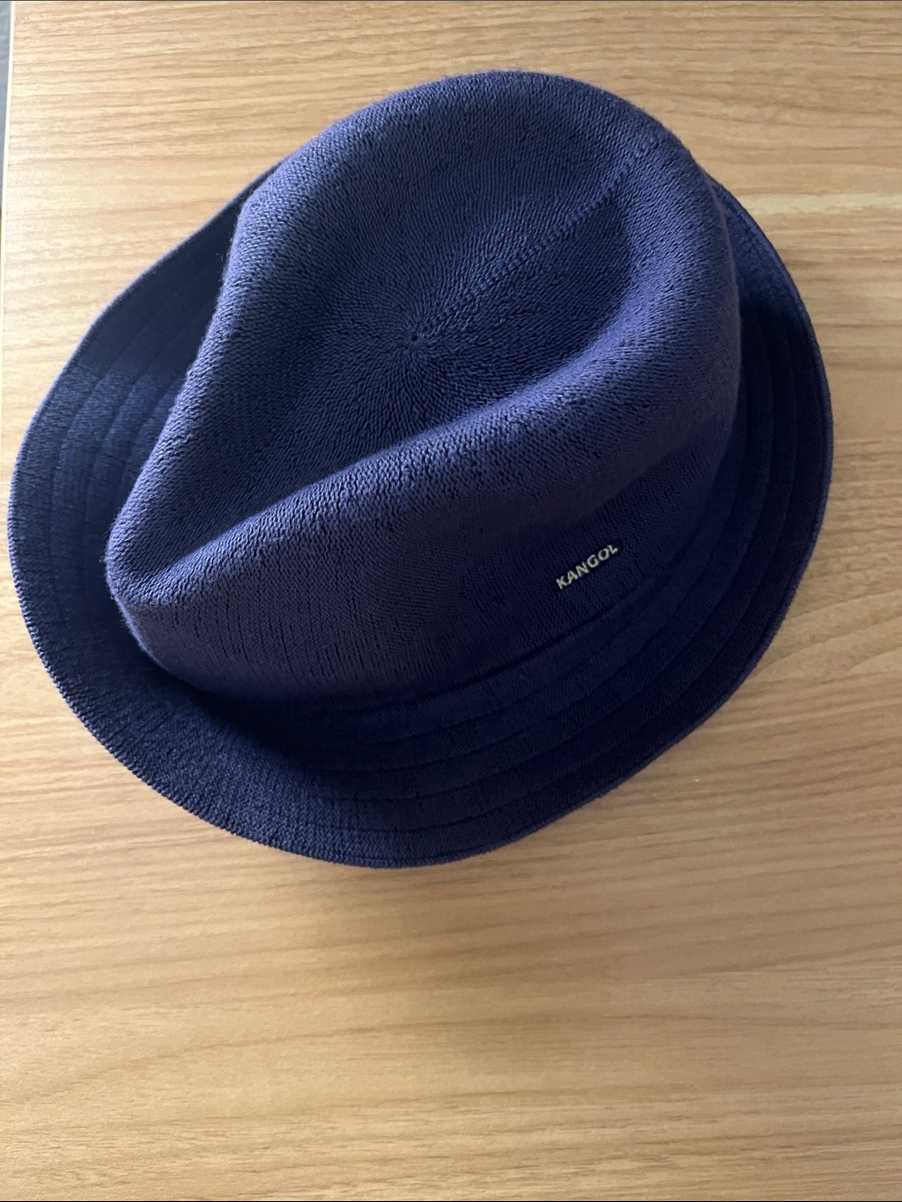 Kangol Dark Navy Knit Bucket Hat